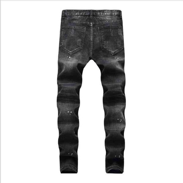 men's jeans desig ink small feet men's jeans autumn winter tight ankle pants fashion ripped washed rv67, Blue
men's jeans desig ink small feet men's jeans autumn winter tight ankle pants fashion ripped washed rv67, Blue