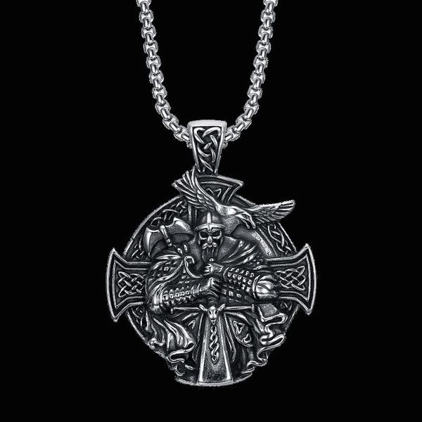 pendant necklaces 2021 fashion father's day necklace 316 stainless steel viking sign solider men pendants with chain, Silver
pendant necklaces 2021 fashion father's day necklace 316 stainless steel viking sign solider men pendants with chain, Silver