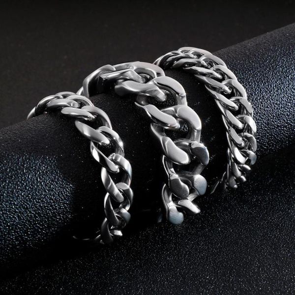 link, chain haolynjoy 22cm stainless steel link bracelet for men heavy chunky cuban biker punk jewelry accessories, Black
link, chain haolynjoy 22cm stainless steel link bracelet for men heavy chunky cuban biker punk jewelry accessories, Black