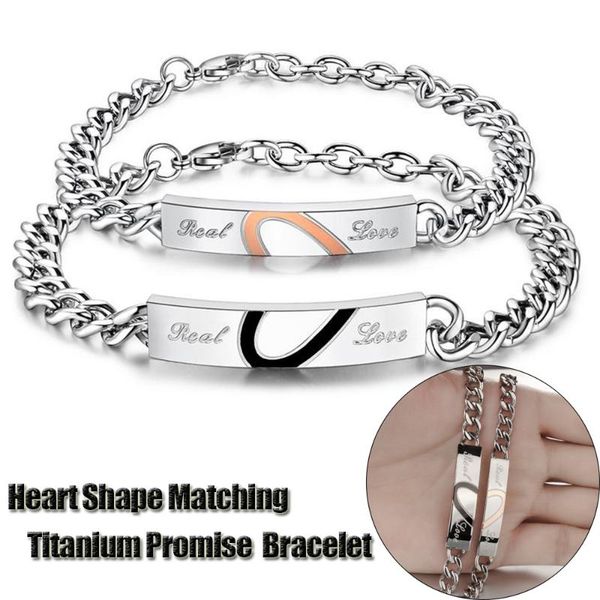 bracelets for valentine's day gifts heart shape matching titanium promise bracelet lovers lettering copper hand accessories d30, Golden;silver
bracelets for valentine's day gifts heart shape matching titanium promise bracelet lovers lettering copper hand accessories d30, Golden;silver