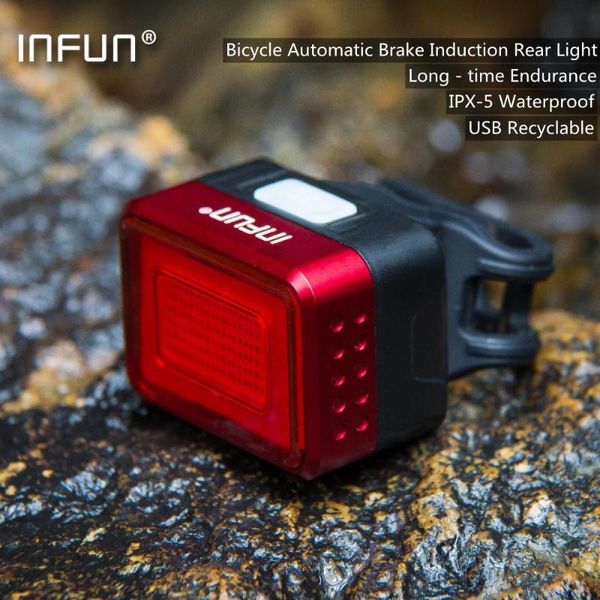 bicycle rear light for bike automatic brake induction taillight mtb cycling waterproof usb charge led safety running lamp lights
bicycle rear light for bike automatic brake induction taillight mtb cycling waterproof usb charge led safety running lamp lights