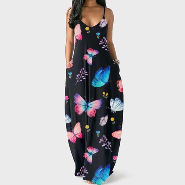 casual dresses women's 2021 summer long spaghetti strap boho dress polka dot butterfly love print vestido feminino, Black;gray
casual dresses women's 2021 summer long spaghetti strap boho dress polka dot butterfly love print vestido feminino, Black;gray