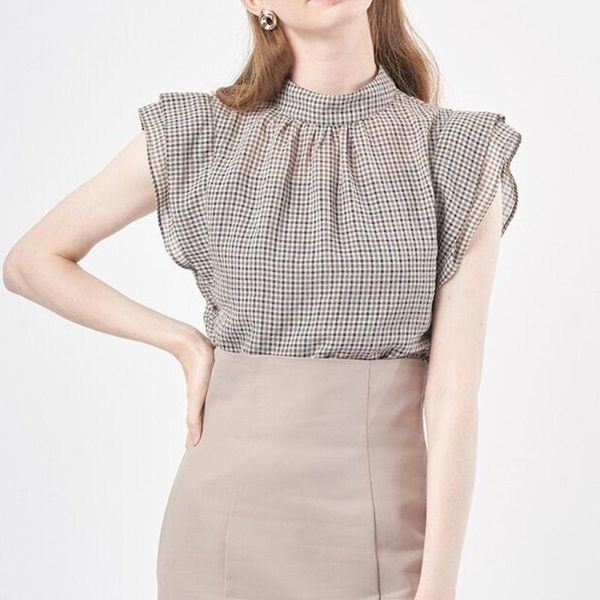 women's blouses & shirts japan style elegant micro through blouse 2 pcs stand collar flying sleeve loose chiffon 2021 fall chic blusas, White
women's blouses & shirts japan style elegant micro through blouse 2 pcs stand collar flying sleeve loose chiffon 2021 fall chic blusas, White