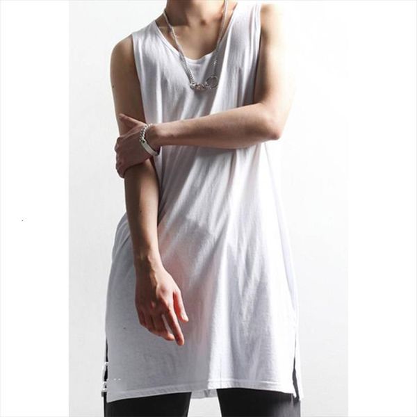 japanese korean version of the men tide mens mid length super long loose sweat vest measuring split large size, White;black
japanese korean version of the men tide mens mid length super long loose sweat vest measuring split large size, White;black