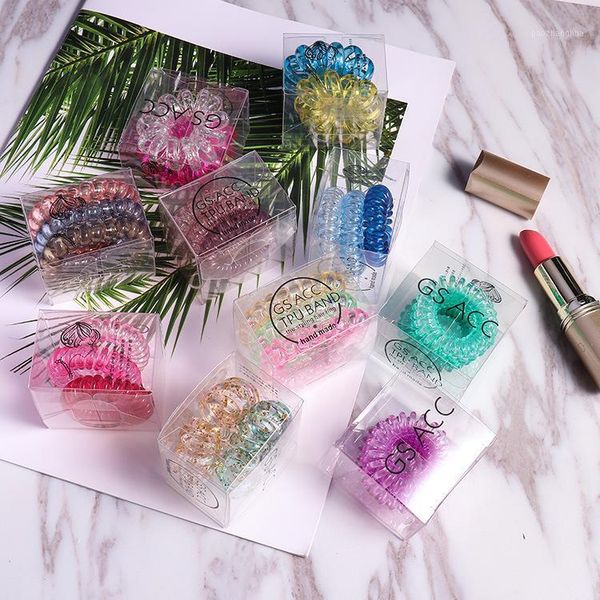 pcs/box girls telephone wire elastic hair band rope ties women transparent silicone rubber bands ponytail holder gum headwear accessories1, Slivery;white
pcs/box girls telephone wire elastic hair band rope ties women transparent silicone rubber bands ponytail holder gum headwear accessories1, Slivery;white