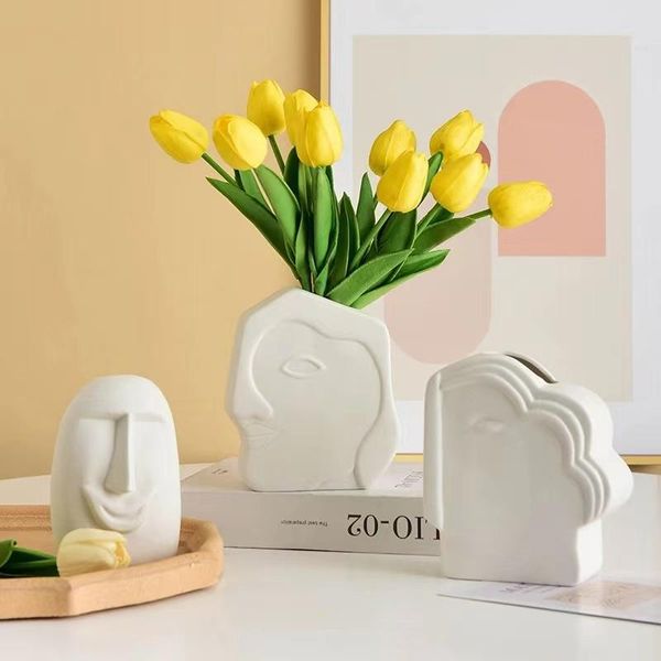 vases nordic creative ceramic face art vase decoration home abstract floral wine cabinet flower arrangement
vases nordic creative ceramic face art vase decoration home abstract floral wine cabinet flower arrangement