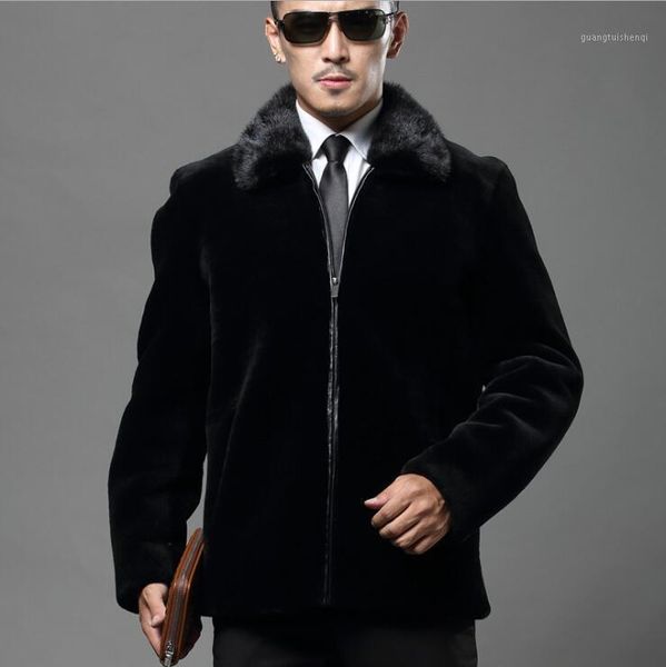 lapel faux leather jacket mens warm casual coat men loose jackets winter autumn thicken jaqueta de couro men's & fur, Black
lapel faux leather jacket mens warm casual coat men loose jackets winter autumn thicken jaqueta de couro men's & fur, Black