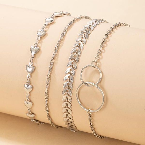 charm bracelets tocona 4pcs/sets bohemian geoemtry heart for women hollow leaf alloy metal party jewelry accessories gift 18798, Golden;silver
charm bracelets tocona 4pcs/sets bohemian geoemtry heart for women hollow leaf alloy metal party jewelry accessories gift 18798, Golden;silver