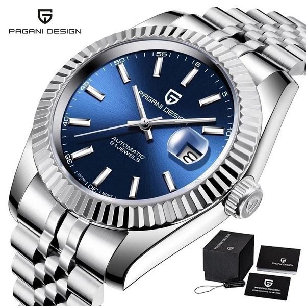 wristwatches 2021 pagani design men watch sports clock waterproof steel automatic mechanical watches relogio masculino pd-1645, Slivery;brown
wristwatches 2021 pagani design men watch sports clock waterproof steel automatic mechanical watches relogio masculino pd-1645, Slivery;brown