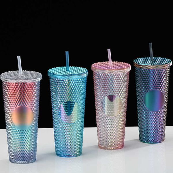 710ml/24oz personalized starbucks mugs iridescent bling rainbow studded cold cup custom water bottle wholesale giftu072
710ml/24oz personalized starbucks mugs iridescent bling rainbow studded cold cup custom water bottle wholesale giftu072