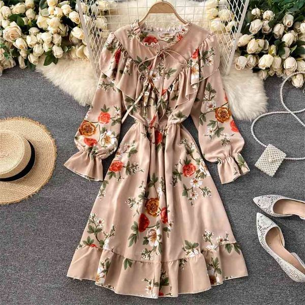 fashion summer holiday dress women casual lace-up round neck flare sleeve floral print ruffles party robe 210603, Black;gray
fashion summer holiday dress women casual lace-up round neck flare sleeve floral print ruffles party robe 210603, Black;gray