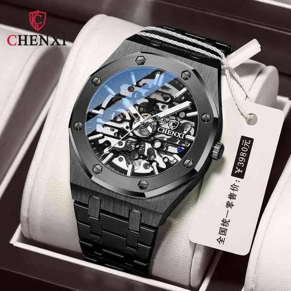 watch chenxi tiktok mechanical , man's high-end hollowed automaton male, Slivery;brown
watch chenxi tiktok mechanical , man's high-end hollowed automaton male, Slivery;brown