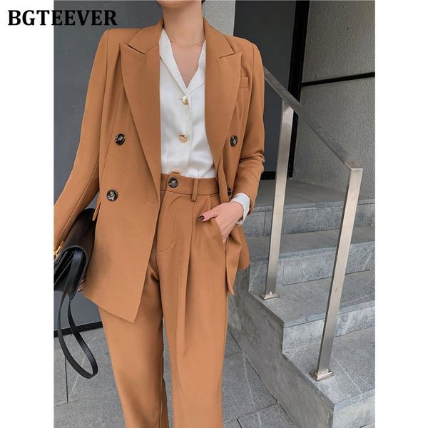 women's suits & blazers fashion solid women blazer long sleeve double breasted pants set 2021 spring office two-piece pant suit, White;black
women's suits & blazers fashion solid women blazer long sleeve double breasted pants set 2021 spring office two-piece pant suit, White;black
