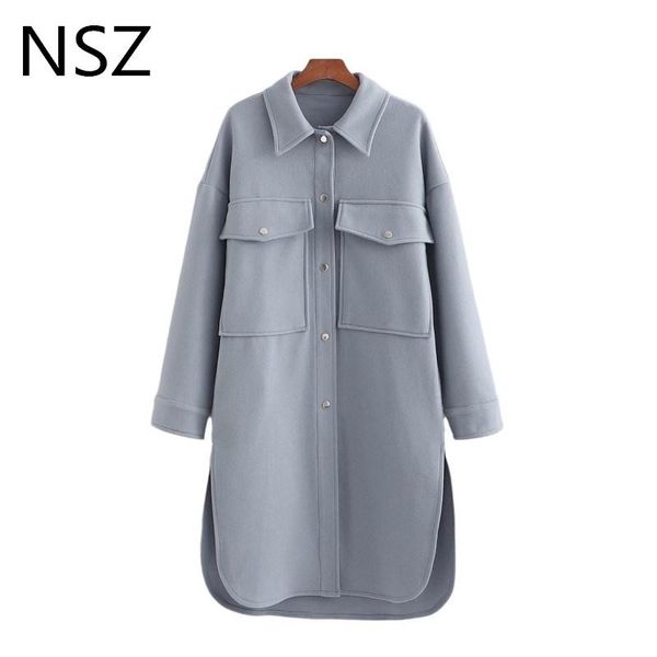 women oversized woolen overshirt coat loose ladies wool blends long shirt jacket outerwear winter spring mujer chaqueta women's jackets, Black;brown
women oversized woolen overshirt coat loose ladies wool blends long shirt jacket outerwear winter spring mujer chaqueta women's jackets, Black;brown