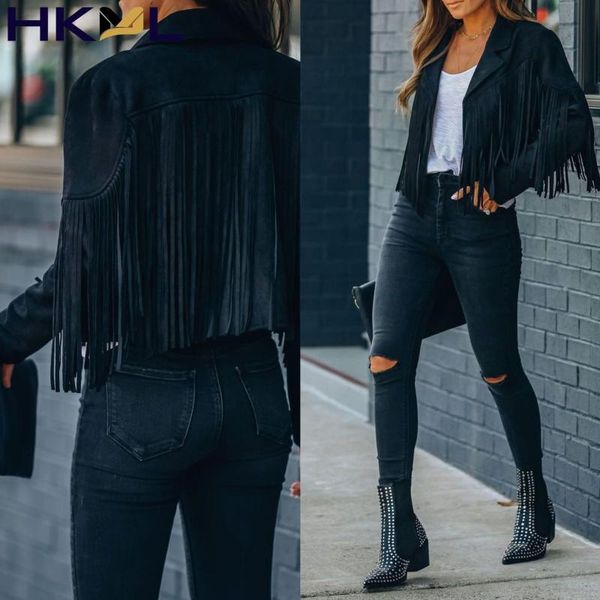 women's jackets women long sleeve turn-down collar open stitch slim fringed bomber jacket 2021, Black;brown
women's jackets women long sleeve turn-down collar open stitch slim fringed bomber jacket 2021, Black;brown