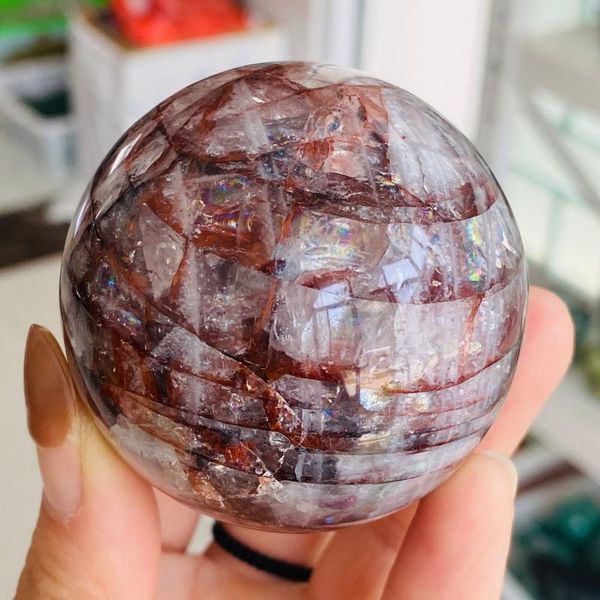 natural multi-inclusions crystal ball material minerals collection home decor decorative objects & figurines
natural multi-inclusions crystal ball material minerals collection home decor decorative objects & figurines