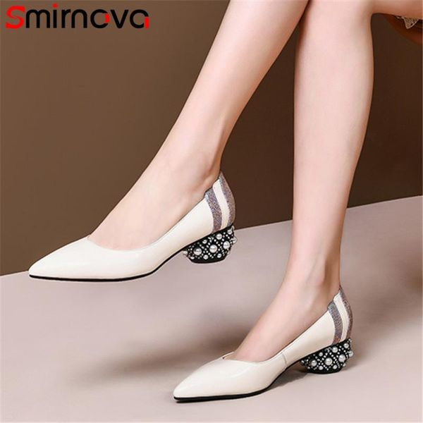 dress shoes smirnova 2021 est patent leather women pumps pointed toe pearl elegant party wedding ladies single spring summer, Black
dress shoes smirnova 2021 est patent leather women pumps pointed toe pearl elegant party wedding ladies single spring summer, Black