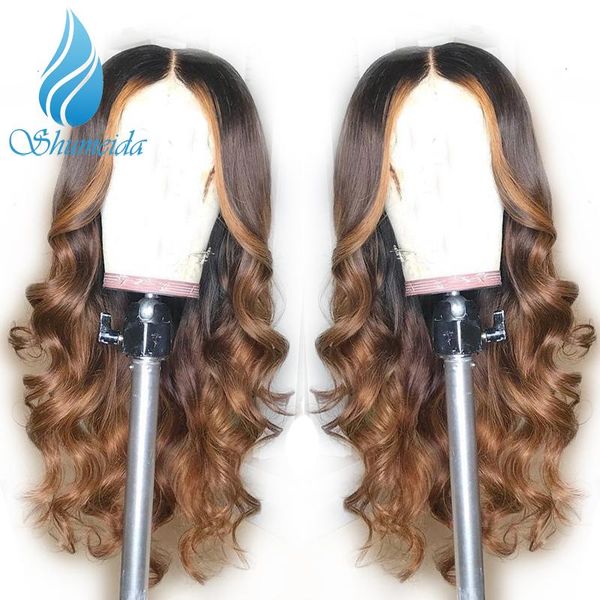 highlight brown 13*6 lace front wigs for women brazilian body wave remy human hair glueless wig with baby, Black;brown
highlight brown 13*6 lace front wigs for women brazilian body wave remy human hair glueless wig with baby, Black;brown