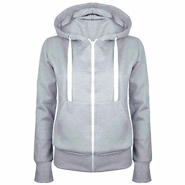women's hoodies & sweatshirts womens autumn winter plain long sleeve hooded with drawstring pockets zipper coat slim casual jacket, Black
women's hoodies & sweatshirts womens autumn winter plain long sleeve hooded with drawstring pockets zipper coat slim casual jacket, Black
