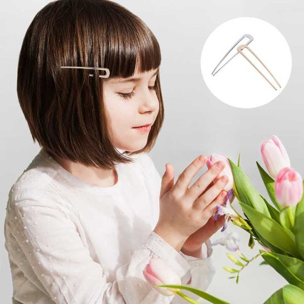 hair clips 2pcs simple alloy geometric hairclip delicate women's decor u-shaped hairpins accessory (gold and silver)
hair clips 2pcs simple alloy geometric hairclip delicate women's decor u-shaped hairpins accessory (gold and silver)