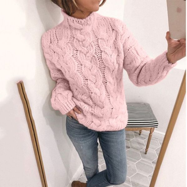 sweater 2021 turtleneck buttoming long sleeve high collar women pullovers winter jumpers knitwear, White;black
sweater 2021 turtleneck buttoming long sleeve high collar women pullovers winter jumpers knitwear, White;black