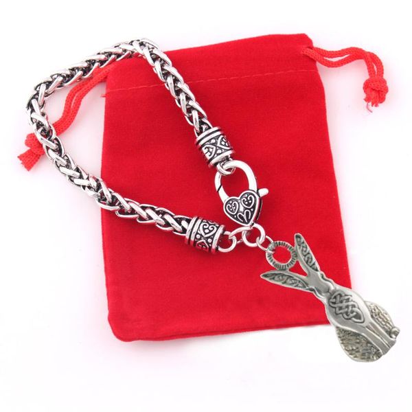 charm bracelets antique silve wicca hare pendant religious animal amulet bracelet viking jewelry, Golden;silver
charm bracelets antique silve wicca hare pendant religious animal amulet bracelet viking jewelry, Golden;silver