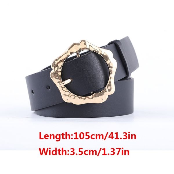 p9ol 2021 low price wholesale belt vintage punk black leather alloy ring circle buckle waistband jeans casual female decorative belts for wo, Black;brown
p9ol 2021 low price wholesale belt vintage punk black leather alloy ring circle buckle waistband jeans casual female decorative belts for wo, Black;brown