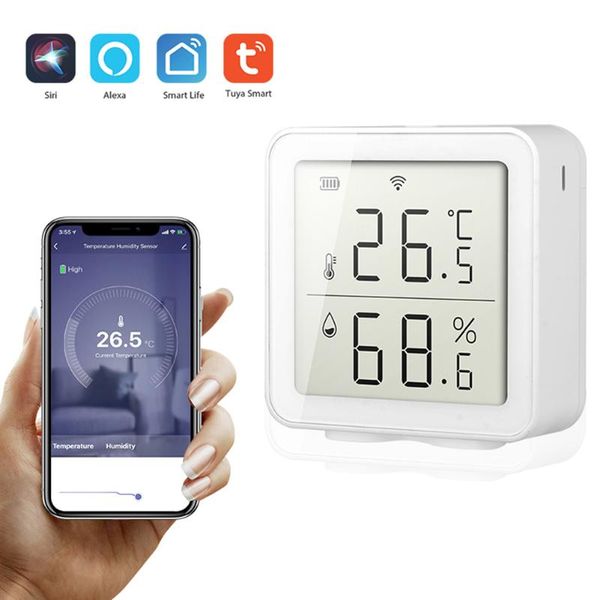 smart home control tuya life wifi temperature and humidity sensor work with alexa google intelligent thermometer meter
smart home control tuya life wifi temperature and humidity sensor work with alexa google intelligent thermometer meter