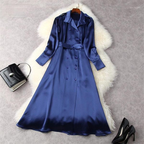 casual dresses 2021 england style fashion double breasted solid long blue dress spring office robe elegant woman aline party vestidos, Black;gray
casual dresses 2021 england style fashion double breasted solid long blue dress spring office robe elegant woman aline party vestidos, Black;gray