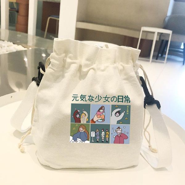 evening bags bucket bag girl canvas student super wild shoulder women's spring summer little fresh fairy messenger drawstring
evening bags bucket bag girl canvas student super wild shoulder women's spring summer little fresh fairy messenger drawstring