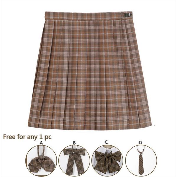 jk uniforms high waist pleated women skirt sweet cute girls mini cosplay brown plaid fashion female skirts, Black
jk uniforms high waist pleated women skirt sweet cute girls mini cosplay brown plaid fashion female skirts, Black