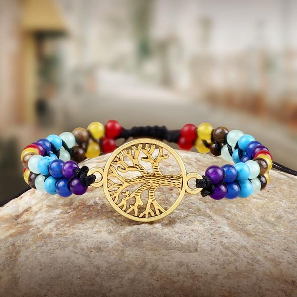 beaded, strands 7 chakras double row woven natural stone bracelet couple reiki healing adjustable bangle jewelry for women yoga energy bracs, Black
beaded, strands 7 chakras double row woven natural stone bracelet couple reiki healing adjustable bangle jewelry for women yoga energy bracs, Black