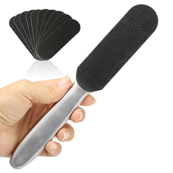 nail art kits stainless steel double side pedicure foot file with 10pcs dry sanding papers grinding rasping callus remover feet care
nail art kits stainless steel double side pedicure foot file with 10pcs dry sanding papers grinding rasping callus remover feet care