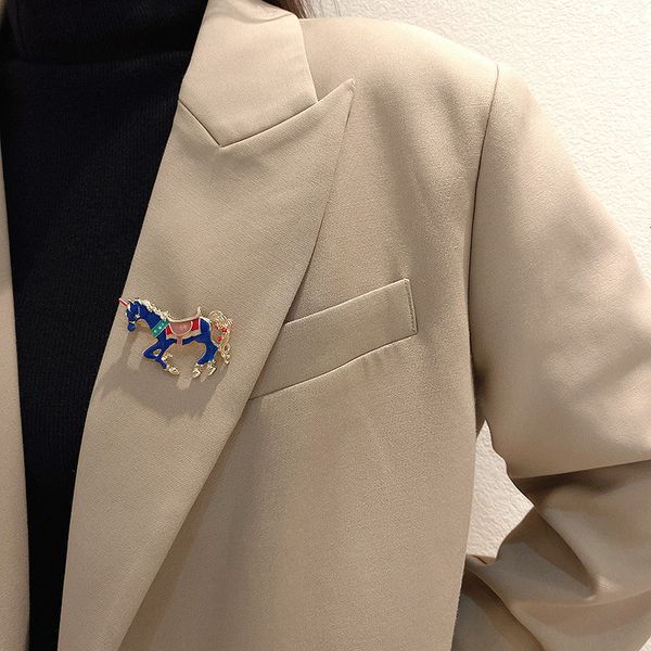 fashion niche design cute enamel horse brooch small fresh fashion tide natural wind versatile net red personality accessories, Gray
fashion niche design cute enamel horse brooch small fresh fashion tide natural wind versatile net red personality accessories, Gray