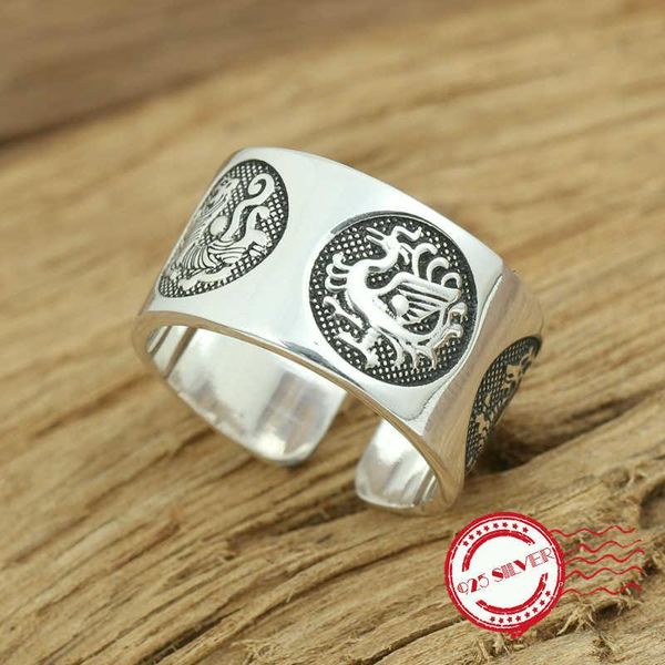 cluster rings s999 sterling silver men's ring jewelry handmade personality classic retro refers to the four beast shape send love gifts, Golden;silver
cluster rings s999 sterling silver men's ring jewelry handmade personality classic retro refers to the four beast shape send love gifts, Golden;silver
