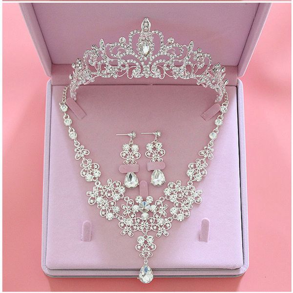 jewelry sets fashion crystal wedding bridal tiara crown earring necklace bride women pageant prom set hair ornaments, Black
jewelry sets fashion crystal wedding bridal tiara crown earring necklace bride women pageant prom set hair ornaments, Black