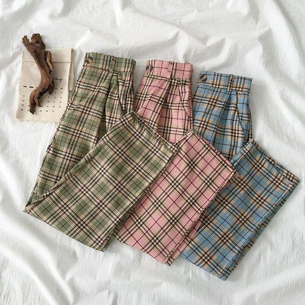 summer korean plaid harem women pants high waist wild straight ladies fashion wide leg womens trousers women's & capris, Black;white
summer korean plaid harem women pants high waist wild straight ladies fashion wide leg womens trousers women's & capris, Black;white