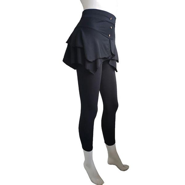 women's leggings 2021 fashion women skinny pants single button irregular print skirts lady trousers high waist, Black
women's leggings 2021 fashion women skinny pants single button irregular print skirts lady trousers high waist, Black