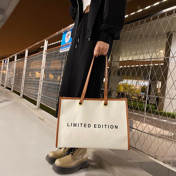 daily bag2021 new bags womens canvas tote bag large capacity shoulder underarm bag high-grade handbag commuting large bag
daily bag2021 new bags womens canvas tote bag large capacity shoulder underarm bag high-grade handbag commuting large bag