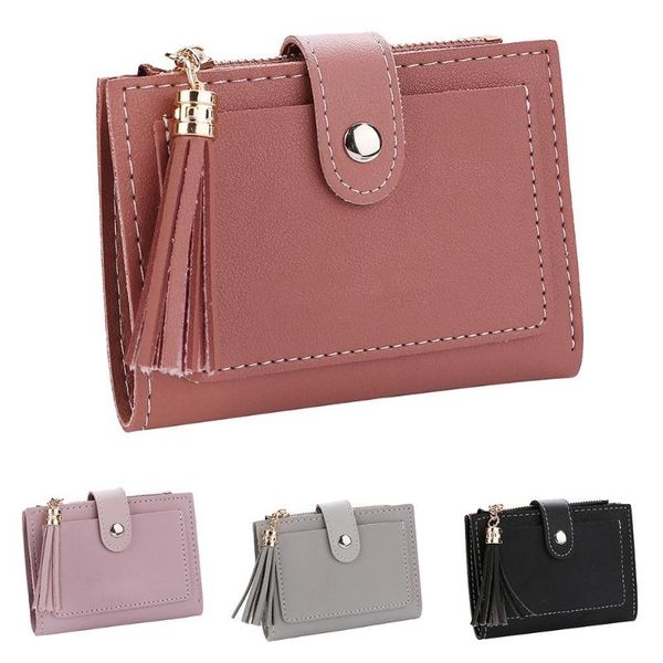 wallets fashion tassel women wallet solid color zipper faux leather short coin purse female, Red;black
wallets fashion tassel women wallet solid color zipper faux leather short coin purse female, Red;black