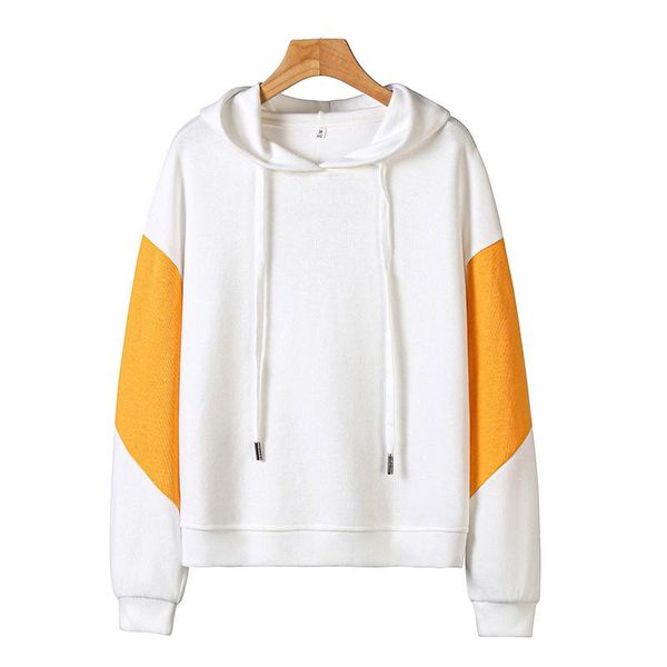 women's hoodies & sweatshirts qpfjqd patchwork simple cotton sport sweatshirt ladies spring winter women korean style pullovers contra, Black
women's hoodies & sweatshirts qpfjqd patchwork simple cotton sport sweatshirt ladies spring winter women korean style pullovers contra, Black