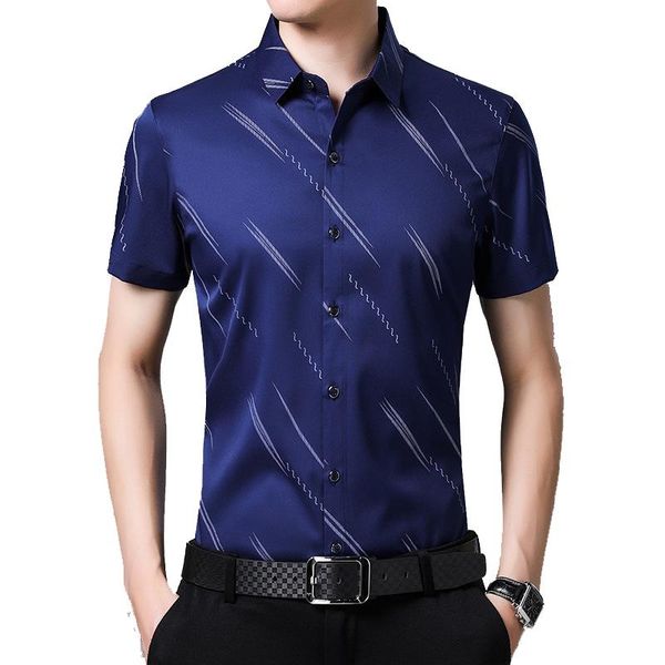 men's casual shirts men shirt business waves print plus size 3xl 4xl 100kg fashion blue summer clothing short sleeve male a06261045, White;black
men's casual shirts men shirt business waves print plus size 3xl 4xl 100kg fashion blue summer clothing short sleeve male a06261045, White;black