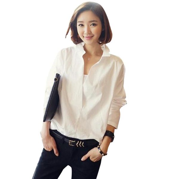 women's blouses & shirts s-xl casual pullover women lace stitching long sleeve female v neckline blouse, White
women's blouses & shirts s-xl casual pullover women lace stitching long sleeve female v neckline blouse, White