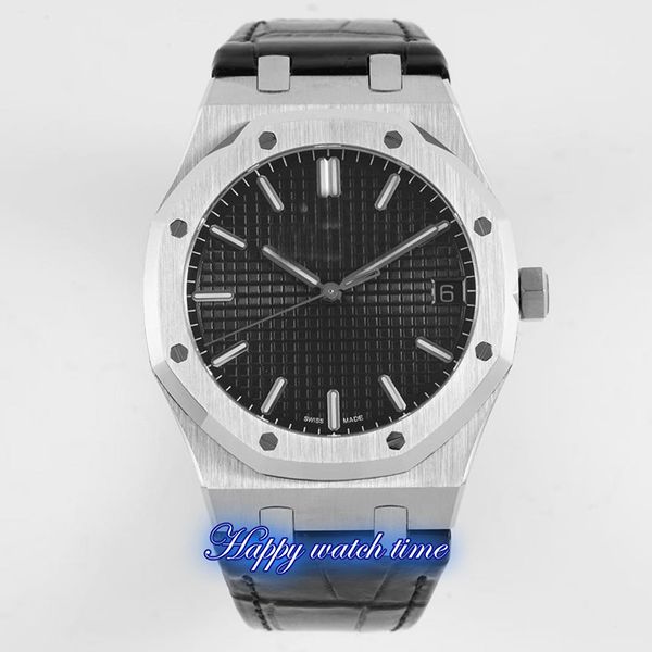 bf version 15500st.oo.1220st.01 watches black dial silver case cal.4302 automatic mechanical movement leather strap sport mens watch, Slivery;brown
bf version 15500st.oo.1220st.01 watches black dial silver case cal.4302 automatic mechanical movement leather strap sport mens watch, Slivery;brown