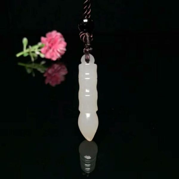 hetian jade white pendant is warm and oilyh6# lockets, Silver
hetian jade white pendant is warm and oilyh6# lockets, Silver