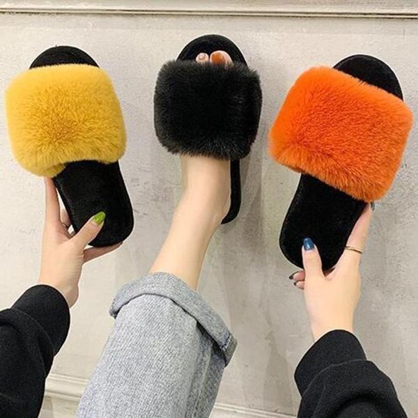 warm winter women slippers woman plush soft faux fur female candy colored ladies home non-slip flat shoes xx552, Black
warm winter women slippers woman plush soft faux fur female candy colored ladies home non-slip flat shoes xx552, Black