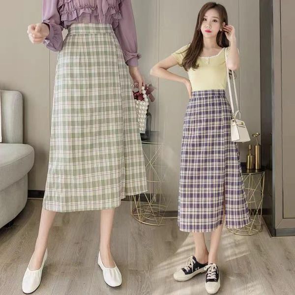 skirts women's skirt 2021 spring and summer high waist split buttock a-line mid length, Black
skirts women's skirt 2021 spring and summer high waist split buttock a-line mid length, Black