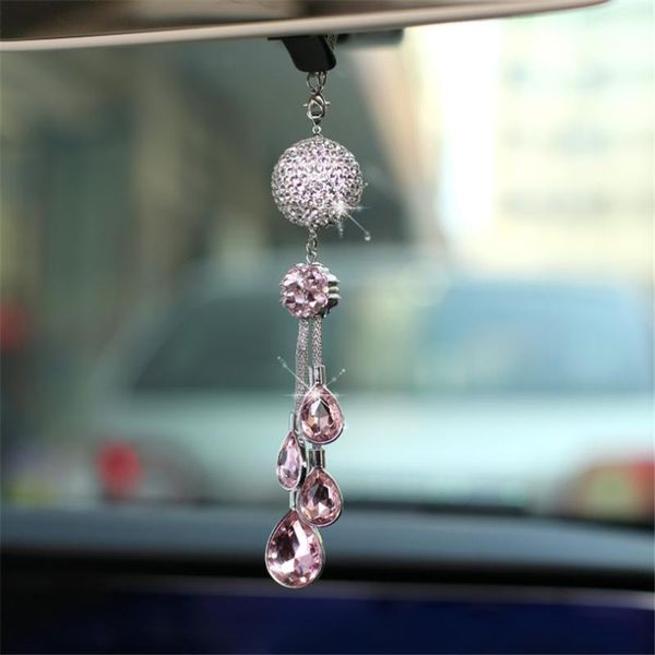 car hanging ornaments auto crystal ball pendant rear view mirror decoration creative rhinestones styling accessories interior decorations
car hanging ornaments auto crystal ball pendant rear view mirror decoration creative rhinestones styling accessories interior decorations