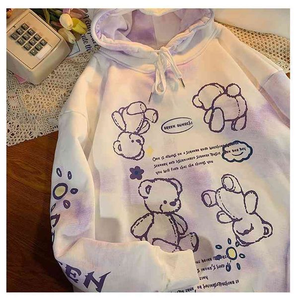 tie dye hoodie women thick warm autumn winter cute pink oversized sweatshirt hooded harajuku vintage pullover teen clothing 210813, Black
tie dye hoodie women thick warm autumn winter cute pink oversized sweatshirt hooded harajuku vintage pullover teen clothing 210813, Black