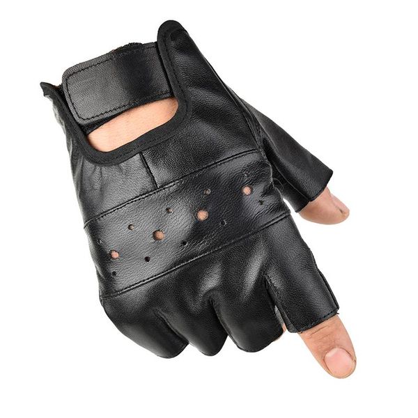 cycling gloves leather riding fashion personality comfortable breathable non-slip wear-resistant punk style half-finger, Black
cycling gloves leather riding fashion personality comfortable breathable non-slip wear-resistant punk style half-finger, Black